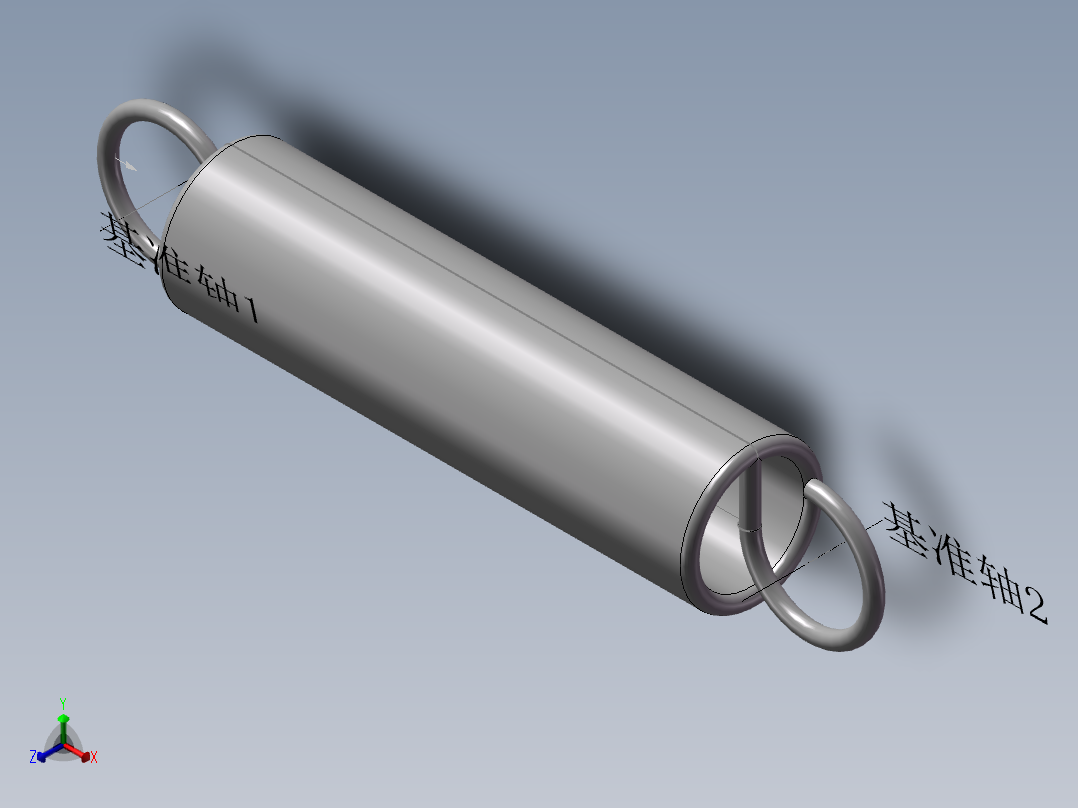 S28 拉簧正等轴测图
