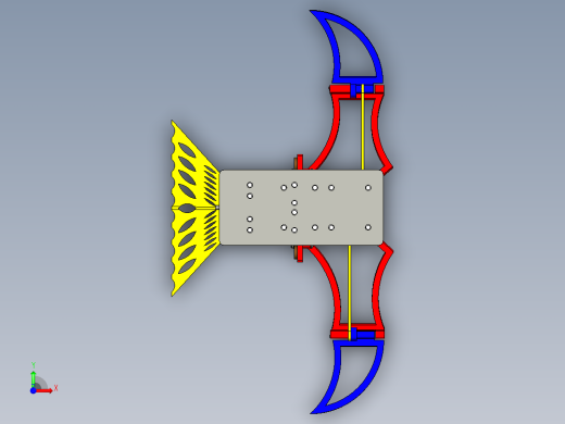 仿生鸟 包含三维模型 二维图纸CAD 说明书论文前视缩略图