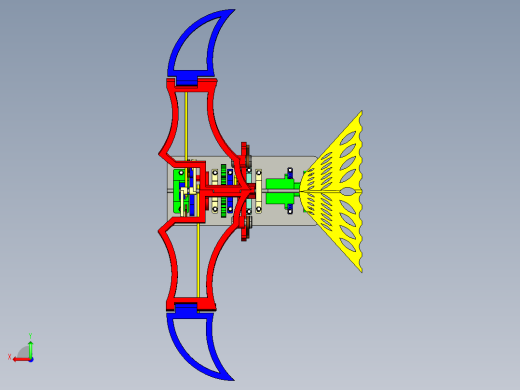 仿生鸟 包含三维模型 二维图纸CAD 说明书论文后视缩略图