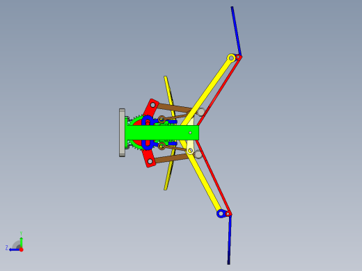 仿生鸟 包含三维模型 二维图纸CAD 说明书论文右视缩略图