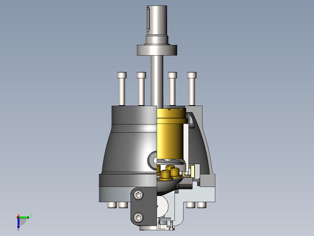 两款柱塞泵俯视图