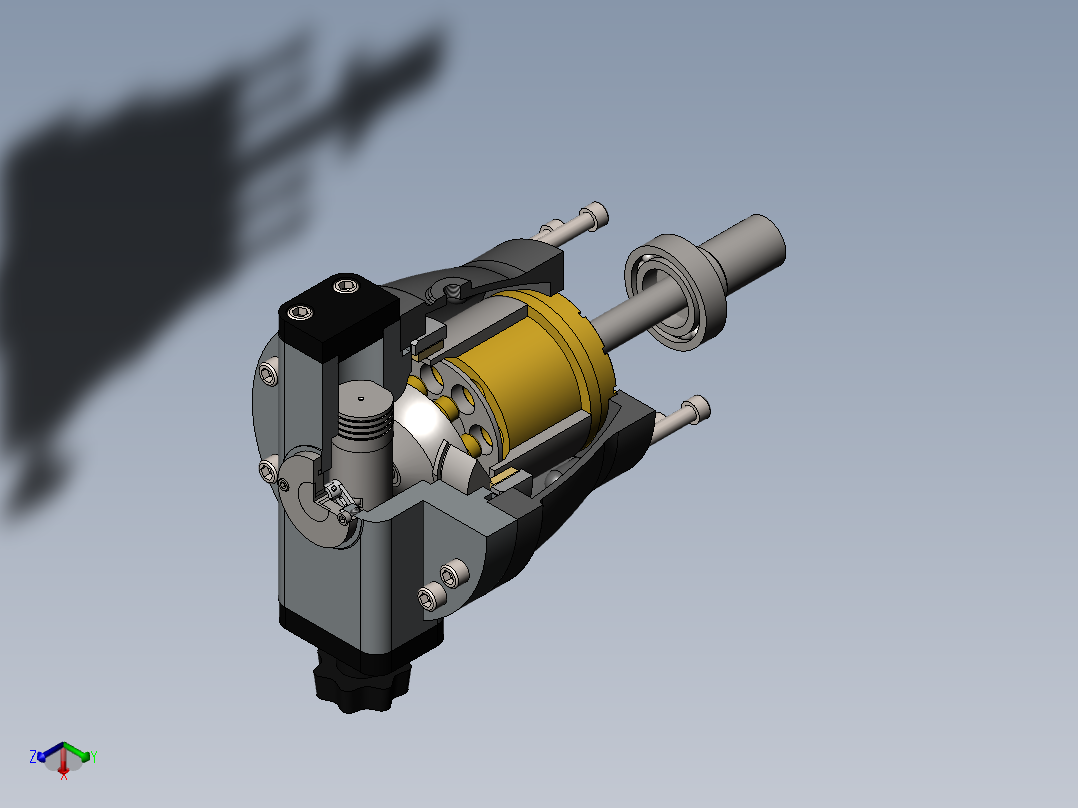 两款柱塞泵正等轴测图