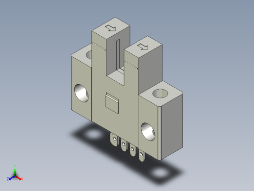 槽型光电传感器LU680_3D