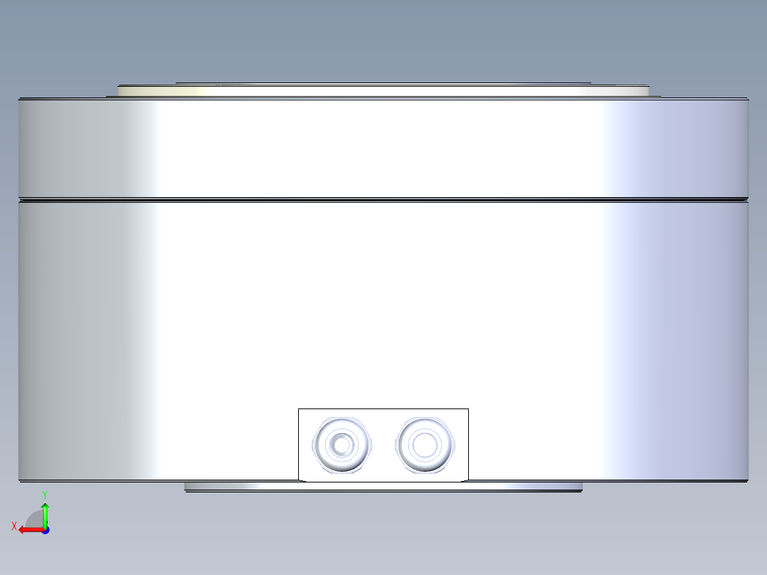 220-135直驱电机后视图