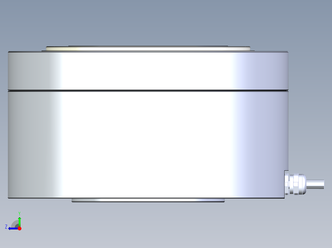 220-135直驱电机右视图