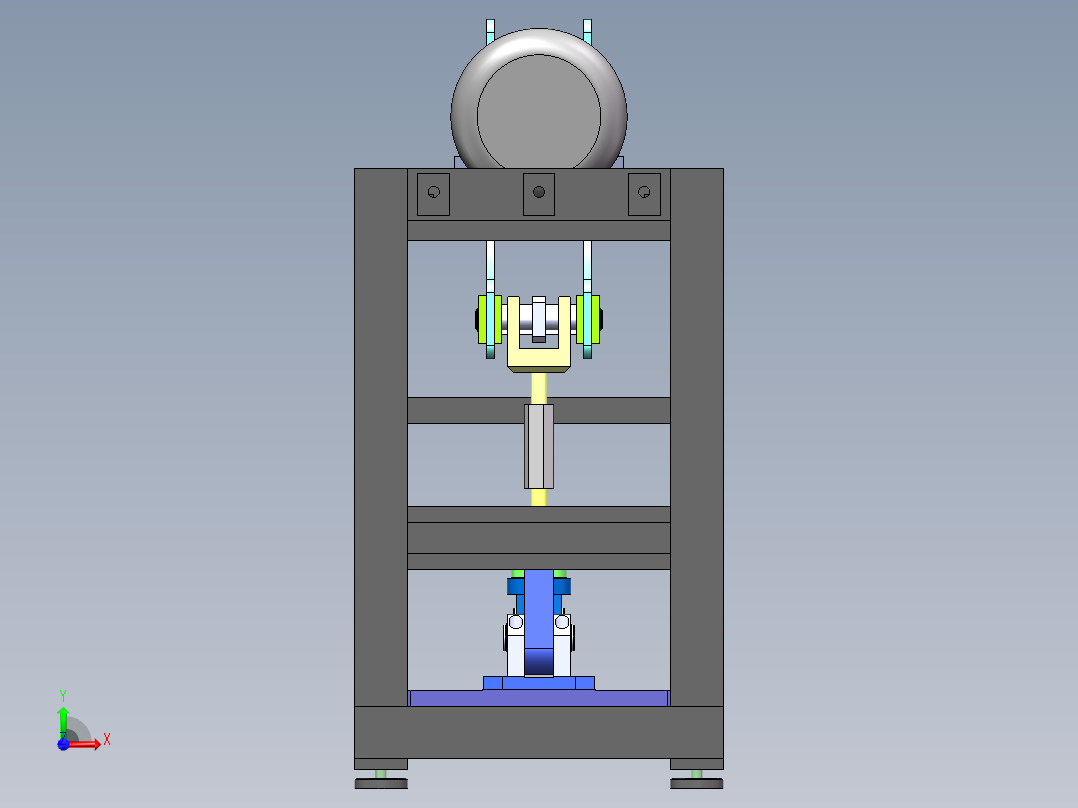 轮毂轴承疲劳强度寿命试验机100前视图
