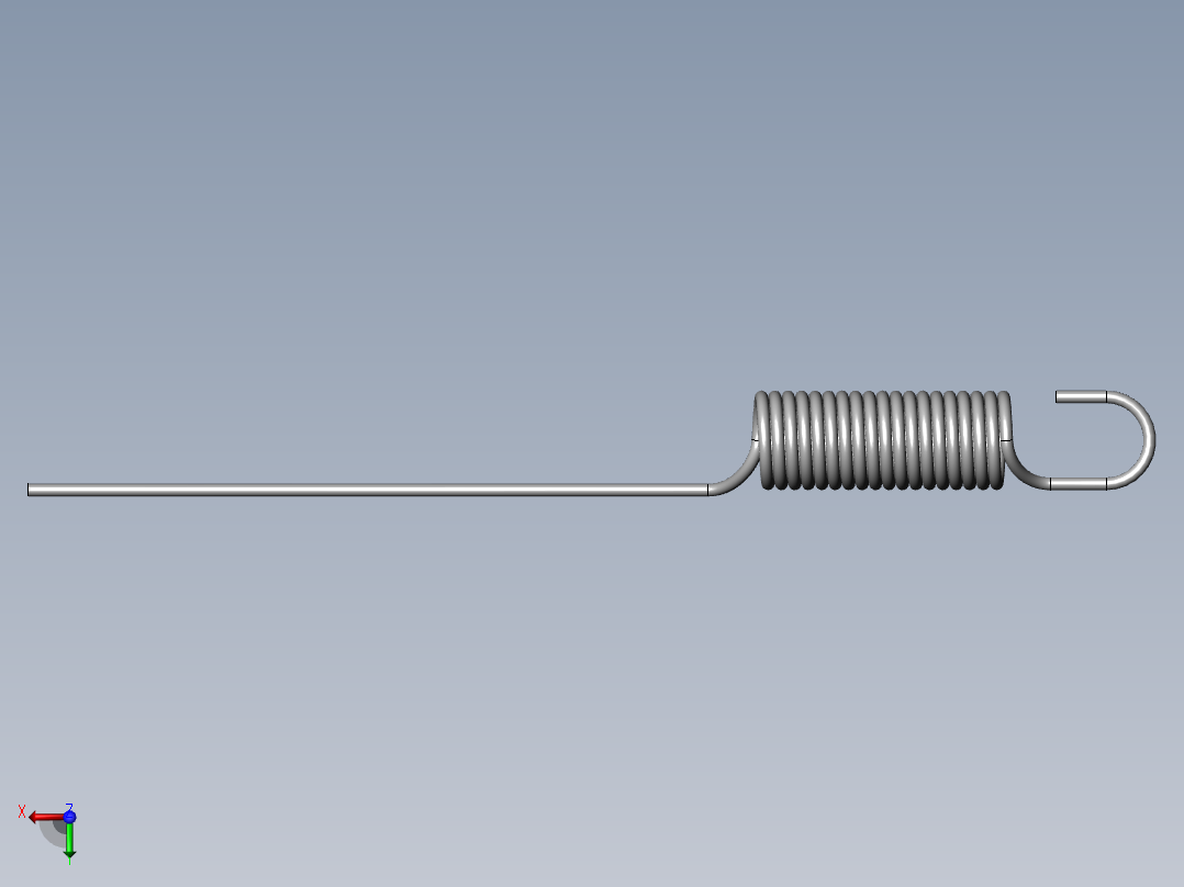 异形弹簧-9290K220_STEEL EXTENSION SPRING后视图