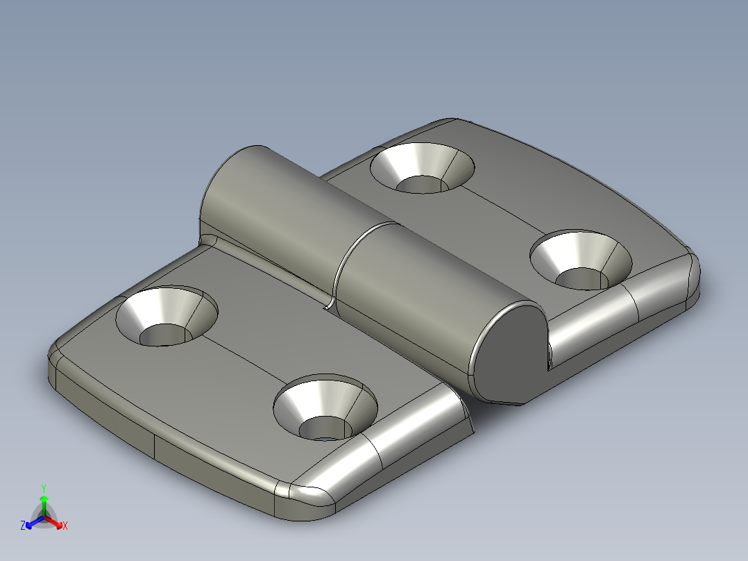 型材-KJN 40-40 DETACHABLE COMBI HINGE RIGHT 095K4040R00主视图