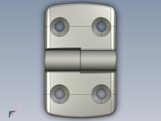 型材-KJN 40-40 DETACHABLE COMBI HINGE RIGHT 095K4040R00俯视缩略图