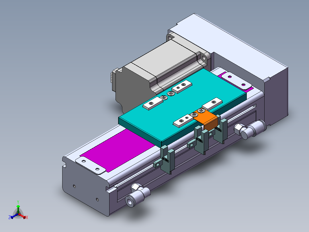 MCH丝杆全封闭MCH6M-BL-57主视图