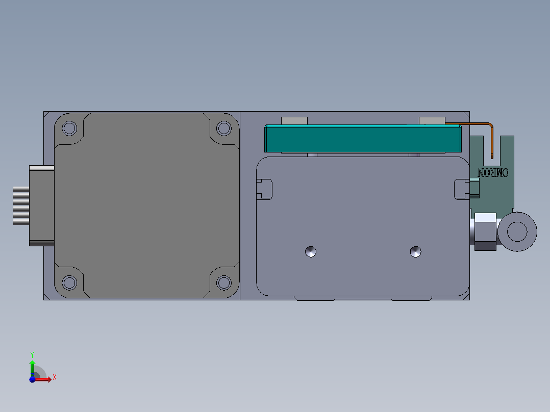 MCH丝杆全封闭MCH6M-BL-57前视图