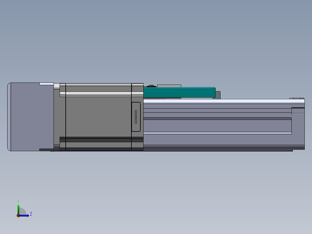 MCH丝杆全封闭MCH6M-BL-57左视图