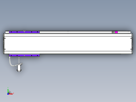 威洛博VL系列直线电机模组-VL14S3-S600前视缩略图