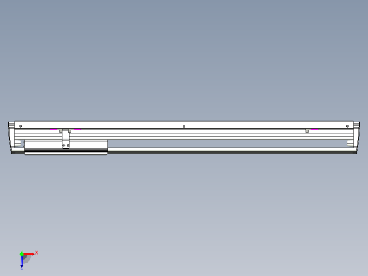 威洛博VL系列直线电机模组-VL14S3-S600俯视缩略图