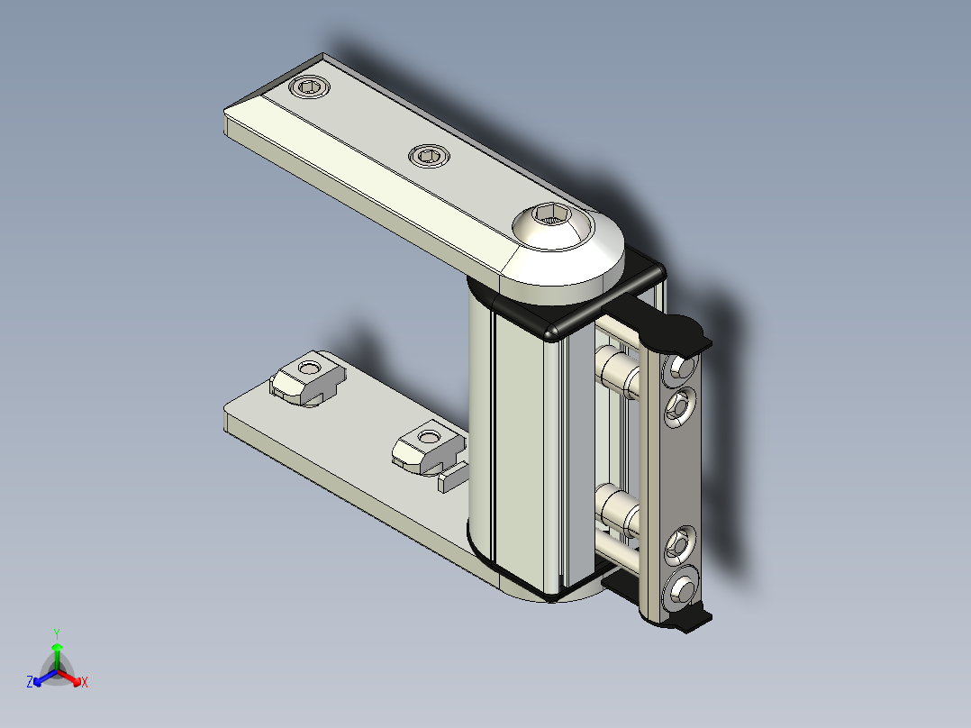 型材-BR 90 SUPPORTING ARM JOINT 3842521262正等轴测图