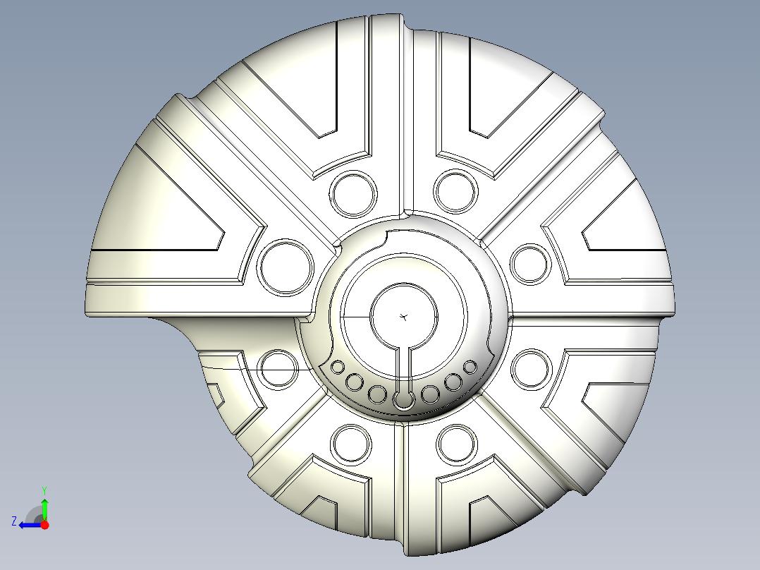 不明飞行物右视图