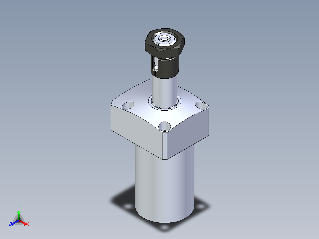 KOSMEKLHA0360-SR-Q15_R01多系列多零件图纸模型主视图