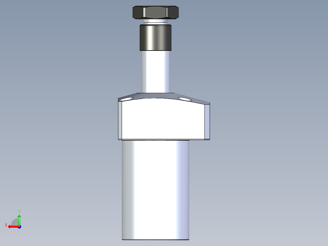 KOSMEKLHA0360-SR-Q15_R01多系列多零件图纸模型后视图