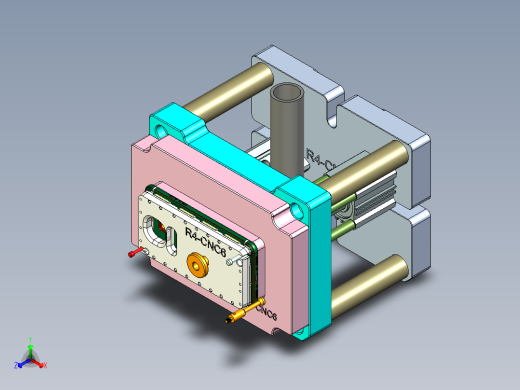 R4-CNC6笔记本CNC工装夹具三维模型-1209