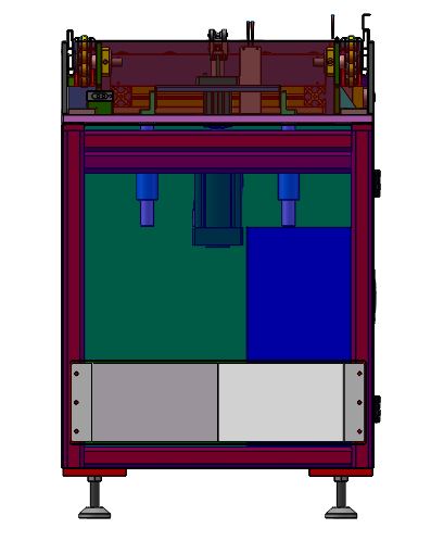 2.5倍速链滚轮十字传输机（sw17可编辑+工程图+bom）
