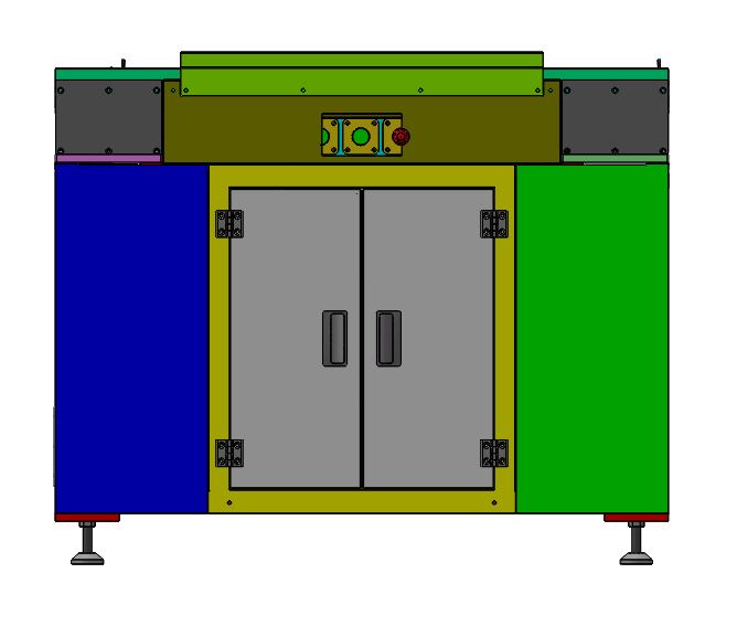 2.5倍速链滚轮十字传输机（sw17可编辑+工程图+bom）
