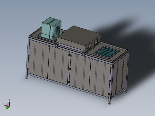 吸塑机（sw12可编辑+工程图）