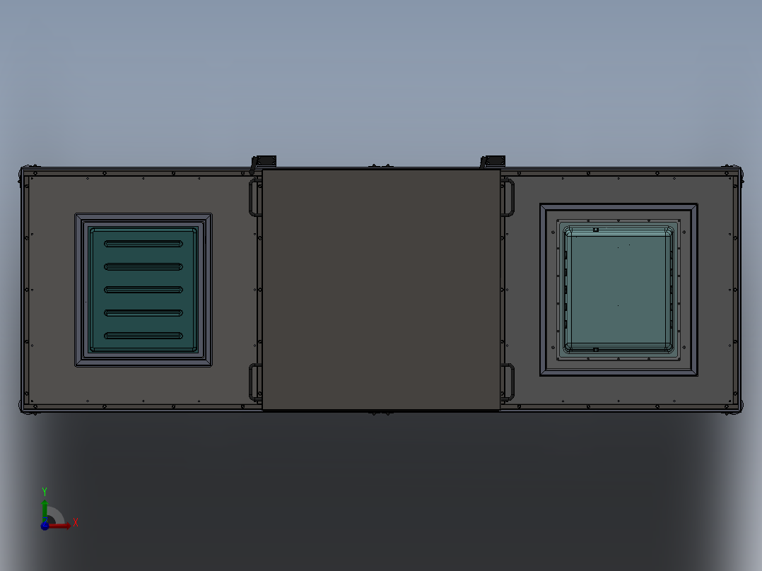 吸塑机（sw12可编辑+工程图）前视图