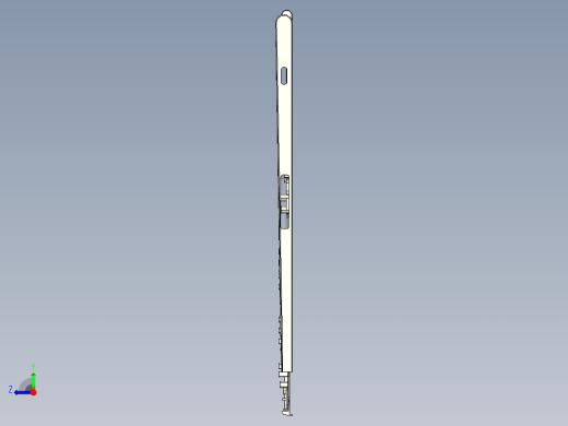 电脑键盘CNC铣挂点带程序模型右视缩略图
