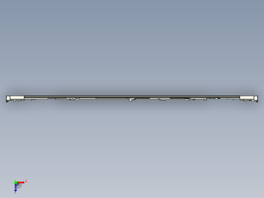 电脑键盘CNC铣挂点带程序模型俯视缩略图