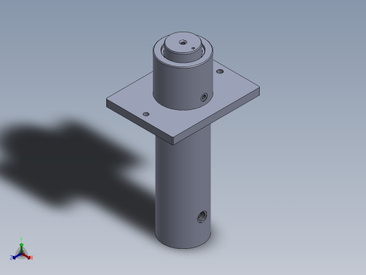 高压液压缸（单作用压缸）90x80x276.5 mm (1)
