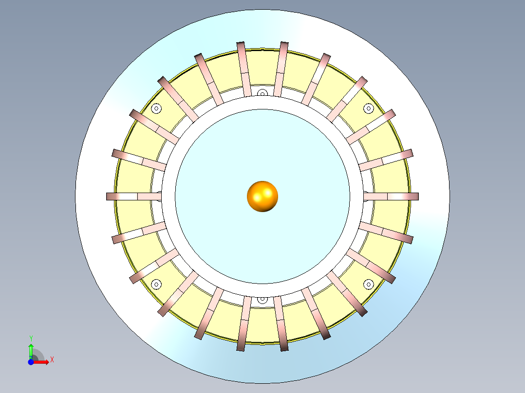 铁艺鸟笼灯前视图