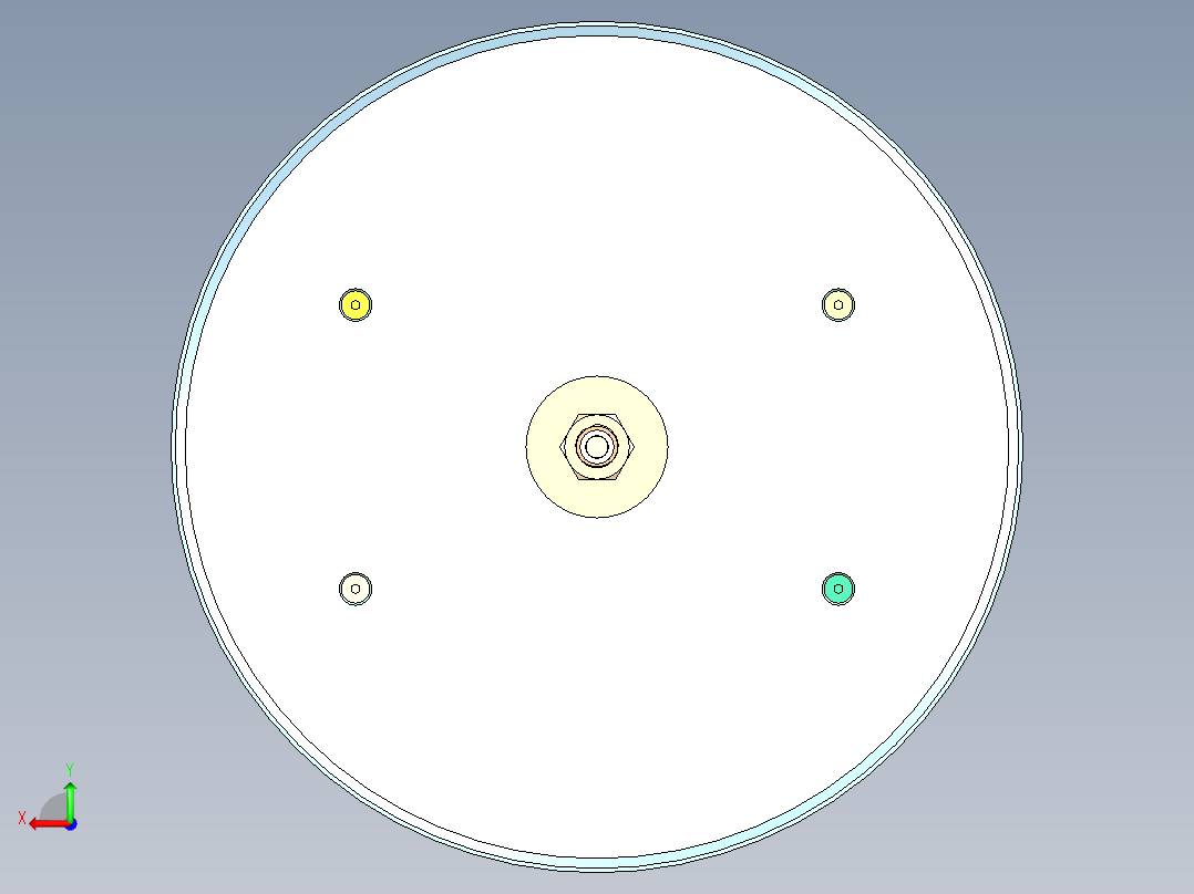 铁艺鸟笼灯后视图