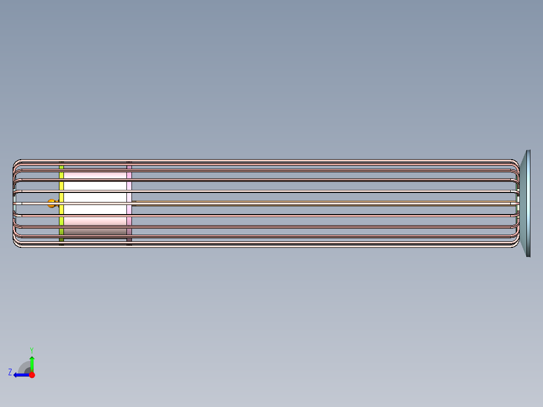铁艺鸟笼灯右视图
