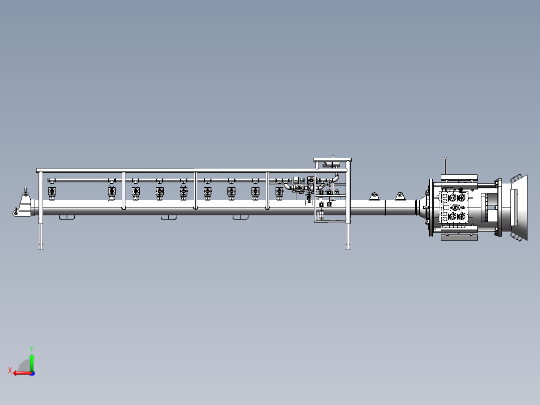 A3003504-PLR 20英寸 5000磅平方英寸 - 垂直后视图