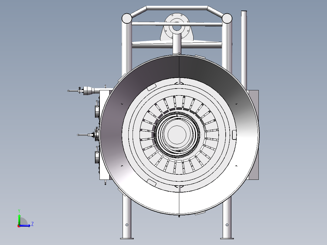 A3003504-PLR 20英寸 5000磅平方英寸 - 垂直左视图