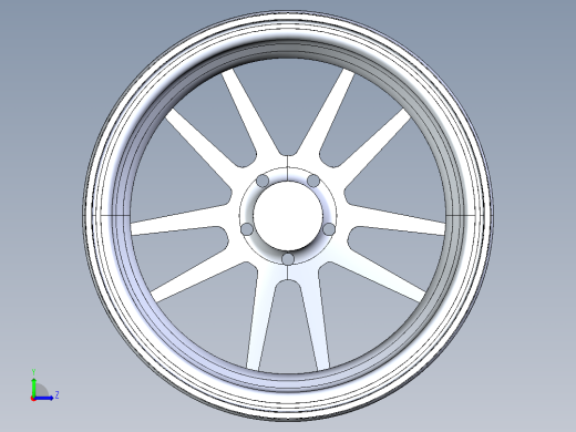 轮毂、轮胎左视缩略图