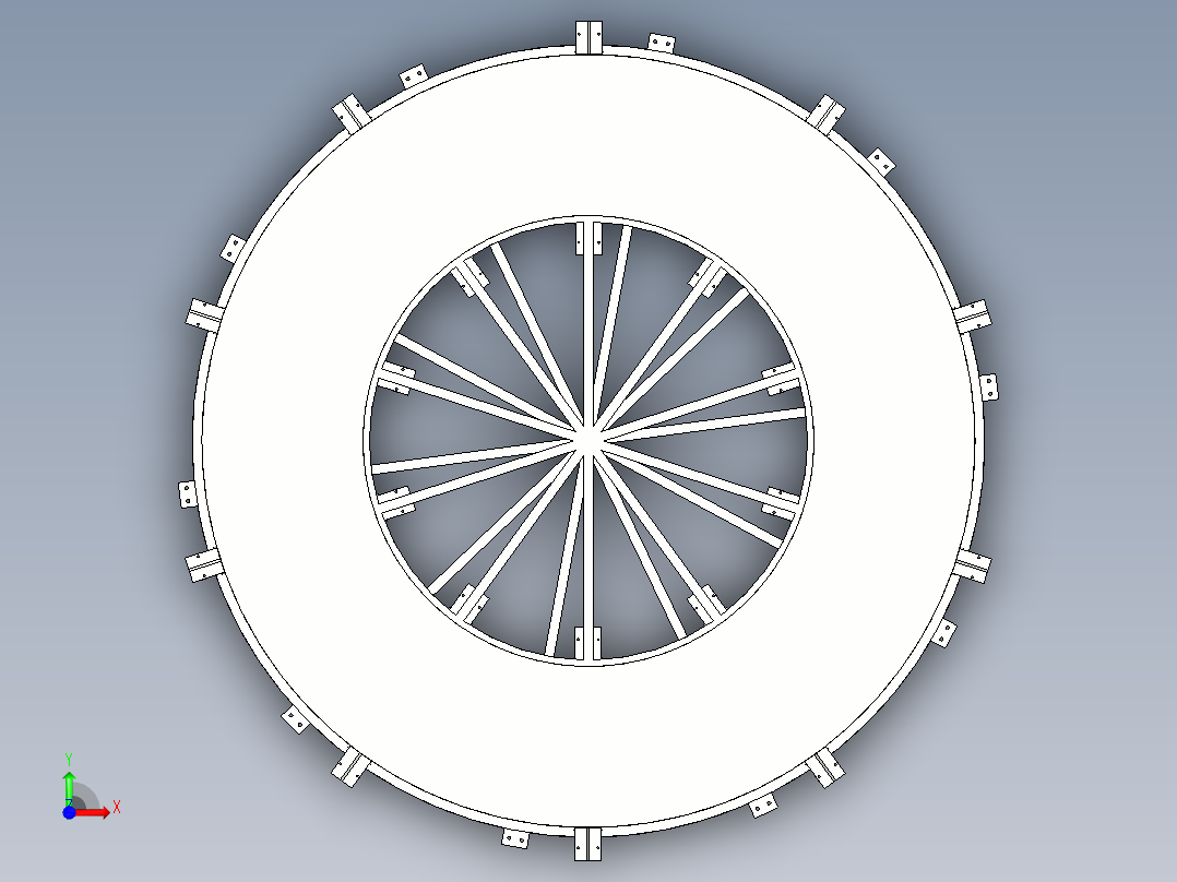 膨胀手推车前视图