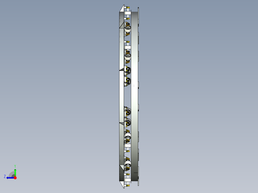 膨胀手推车右视图