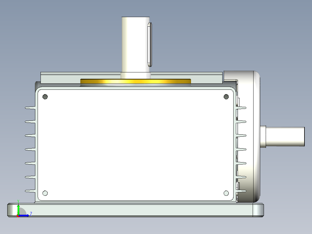 蜗轮蜗杆(44)左视图