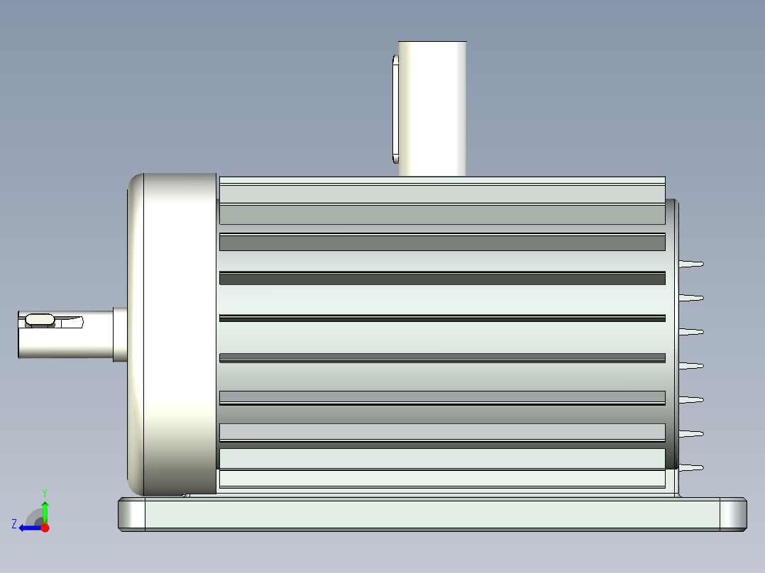 蜗轮蜗杆(44)右视图