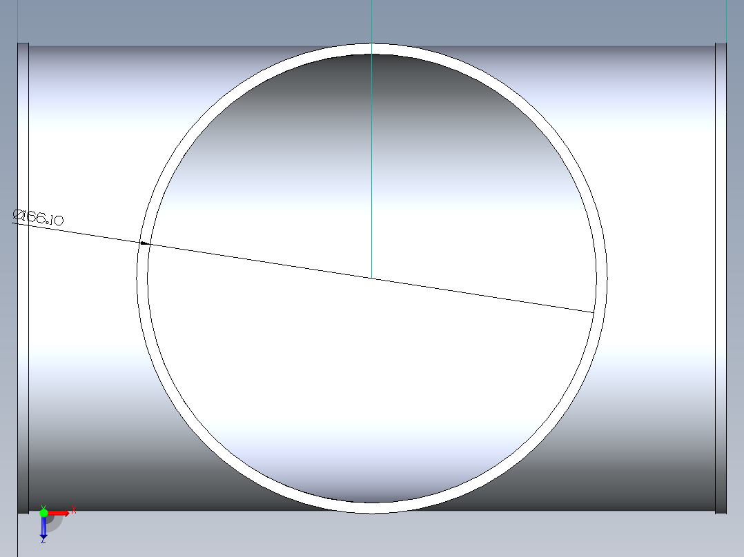 B3004338-三通带式等径 (BT)管接头俯视图