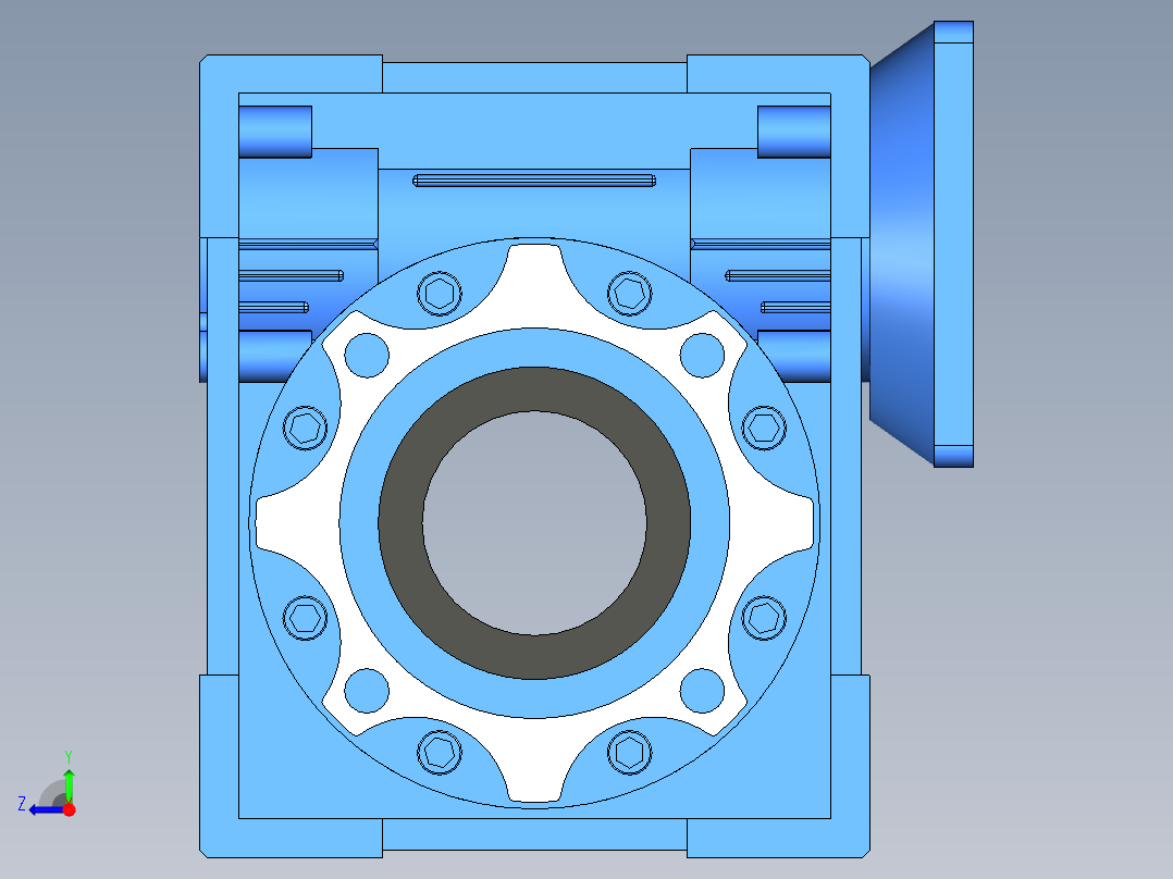 窗帘检查机11右视图