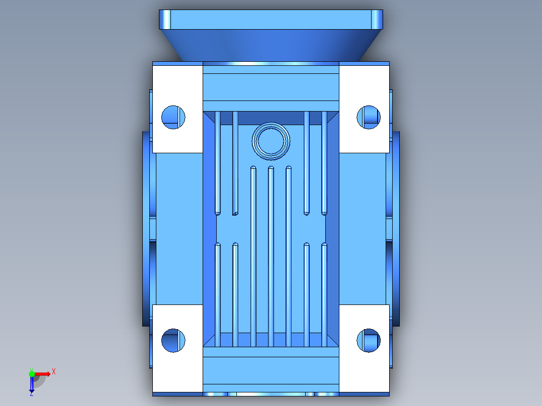 窗帘检查机11俯视图