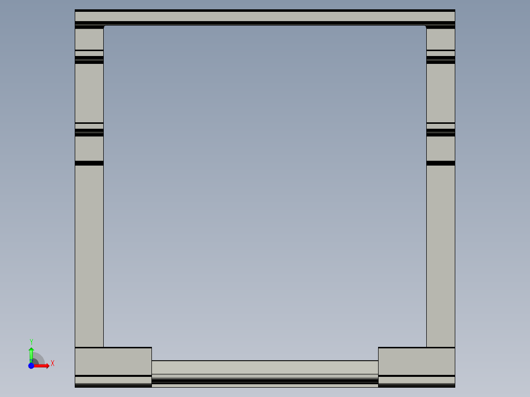 14英寸高配笔记本电脑支架前视图