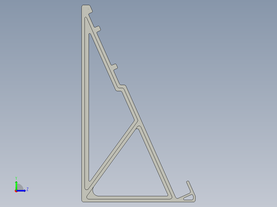 14英寸高配笔记本电脑支架左视图