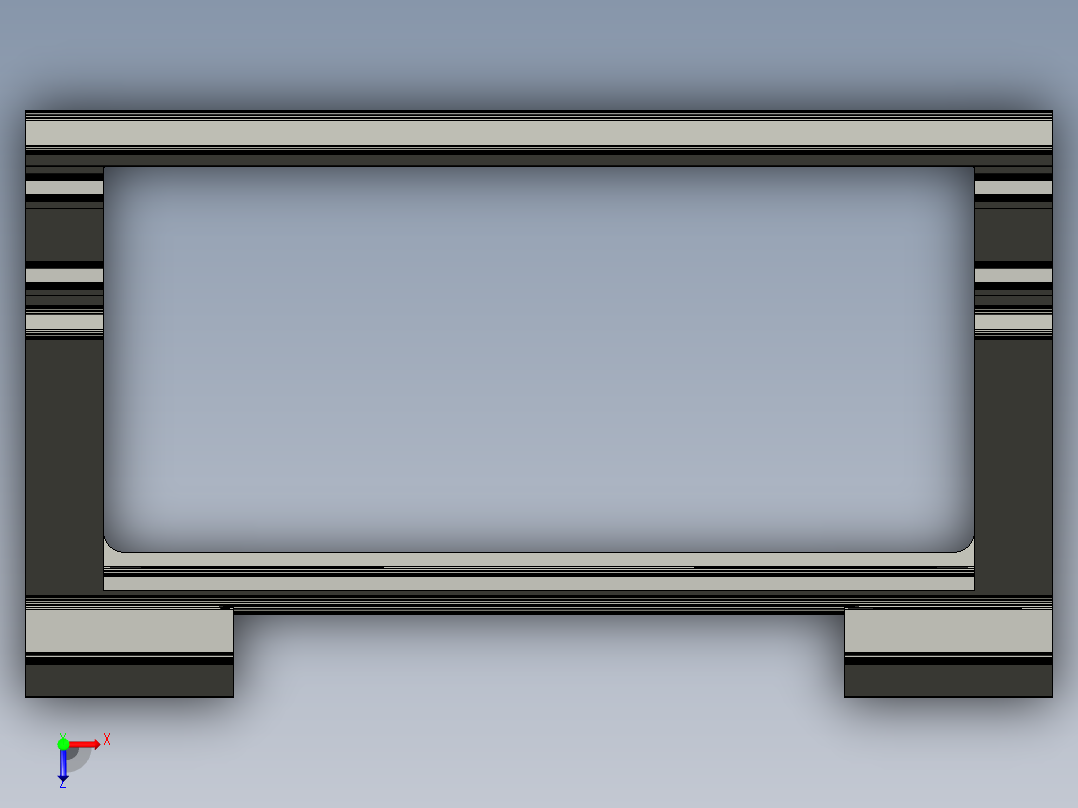 14英寸高配笔记本电脑支架俯视图