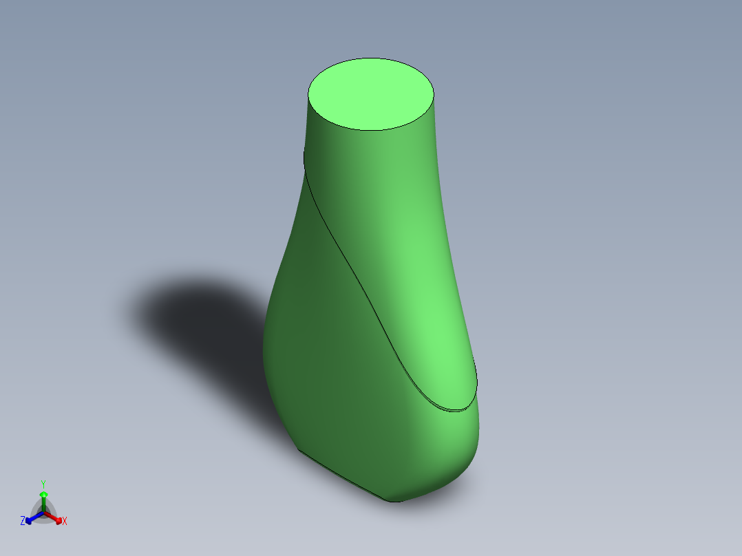 瓶子正等轴测图