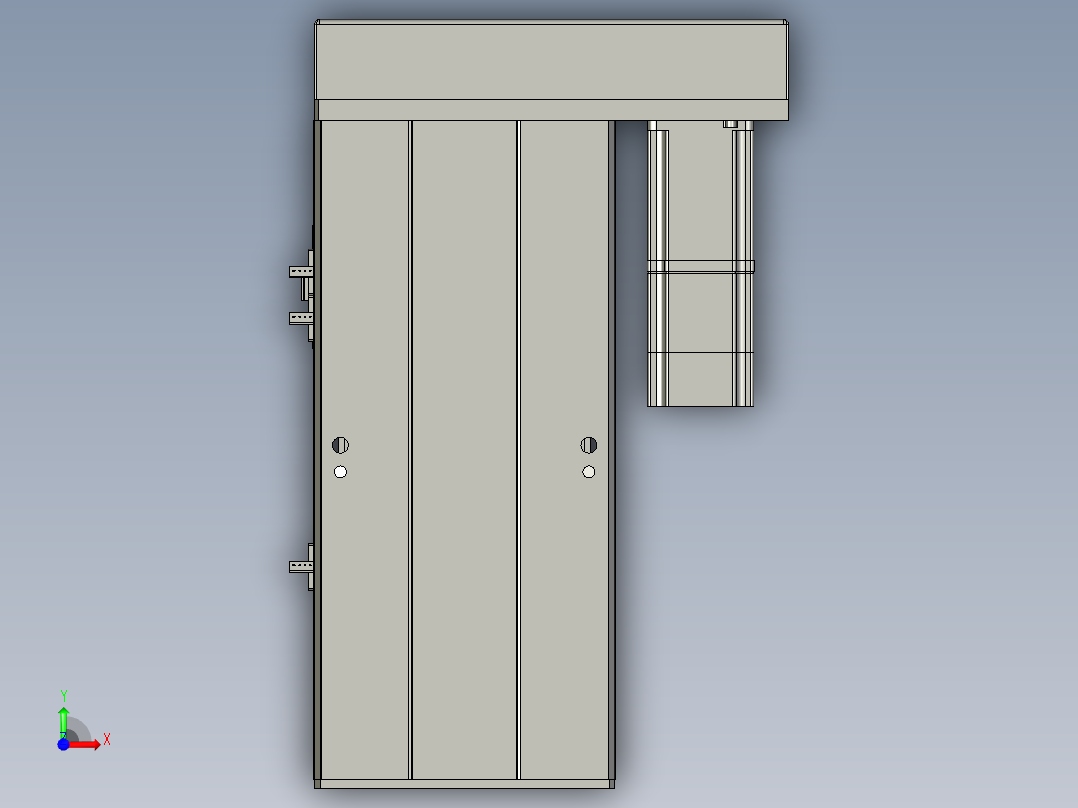 GTH17-150-BR-400W-B带刹车前视图