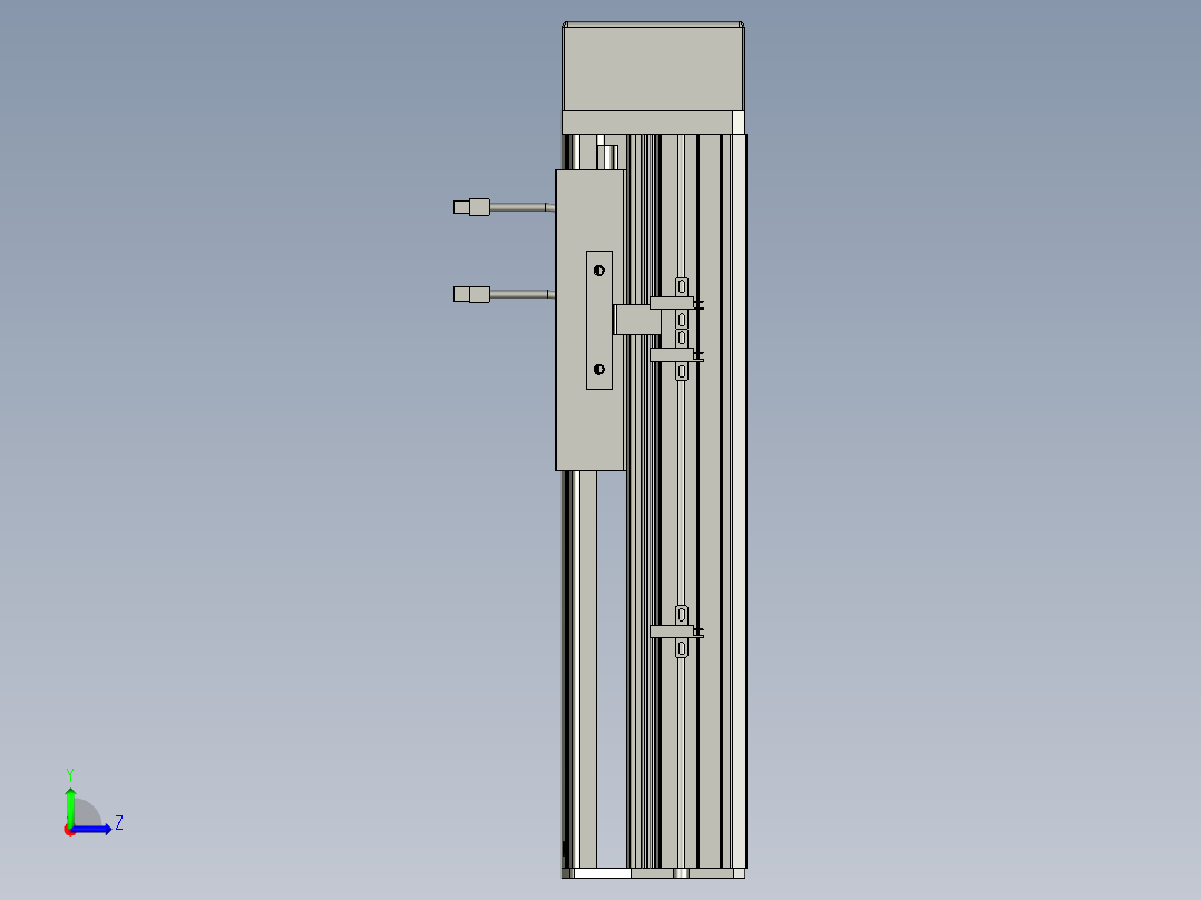 GTH17-150-BR-400W-B带刹车左视图