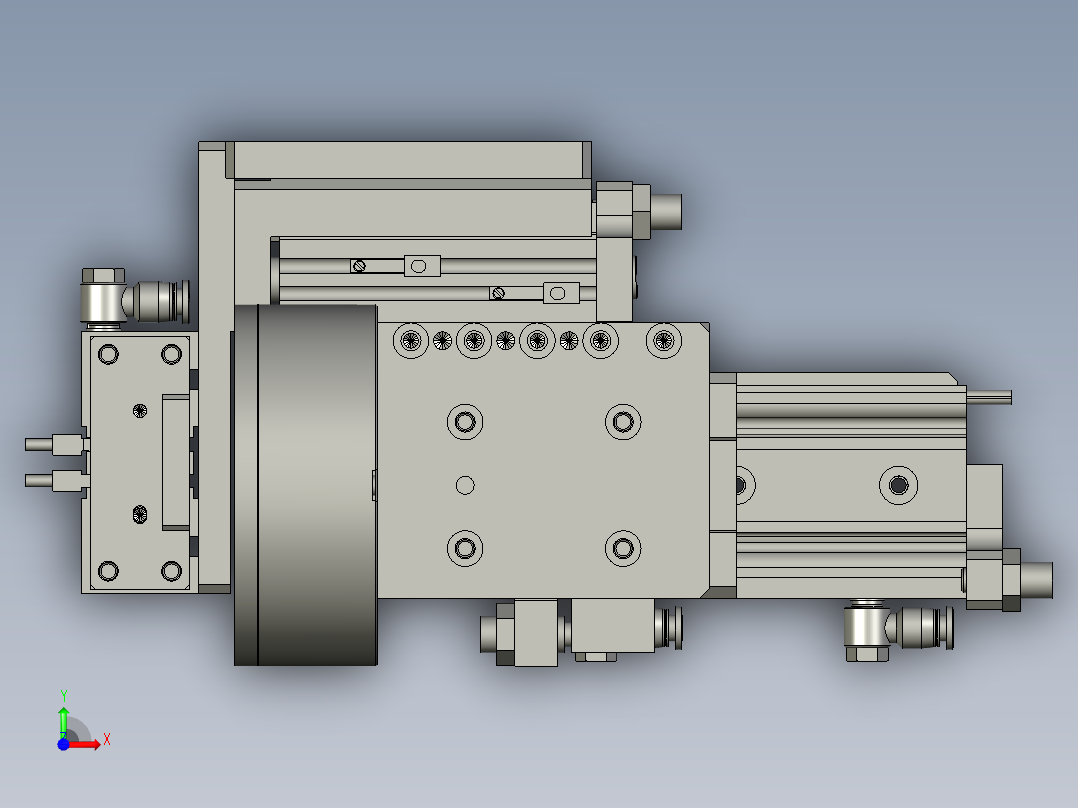 芯棒CCD定位机构A306前视图
